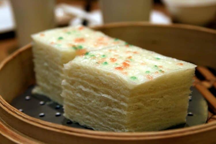 Steamed chinese style layer cake