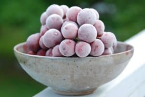 frozen grapes