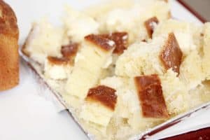 how to, bread cubes, Japanese honey toast, honey toast