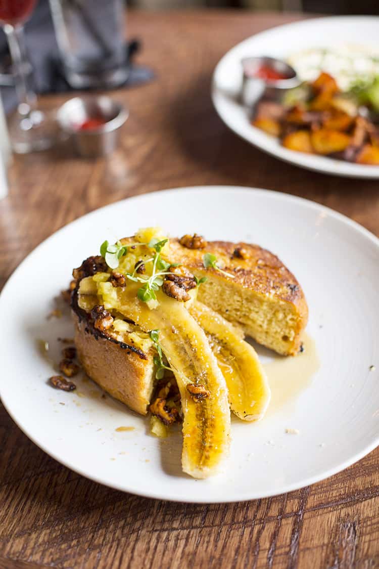 Brulee Banana French Toast