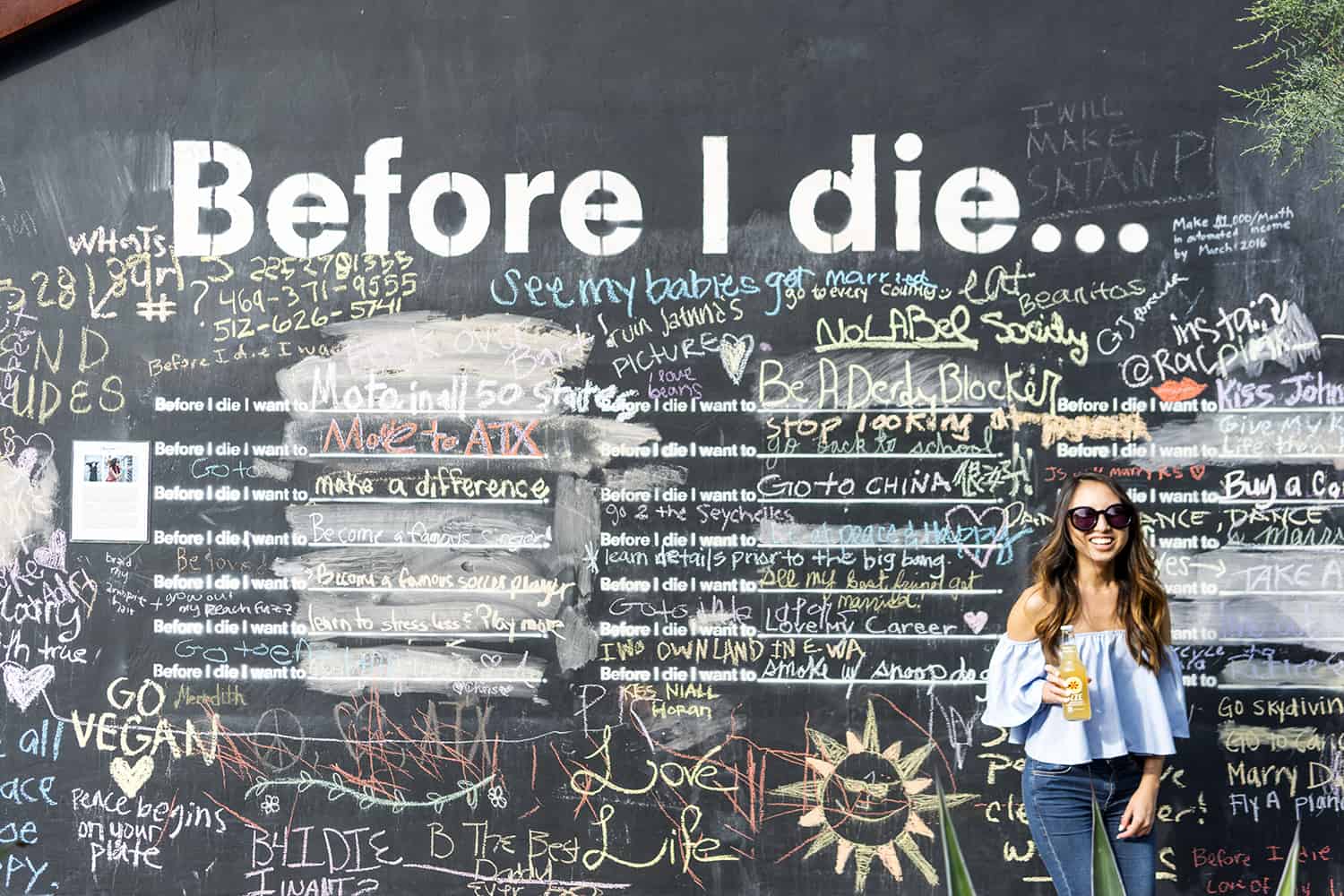 Before I Die Mural in Austin