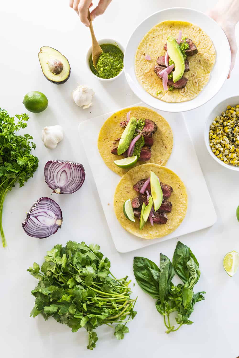 Chimichurri Steak Tacos