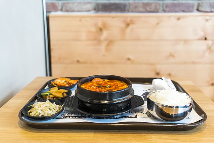 Korean tofu pot