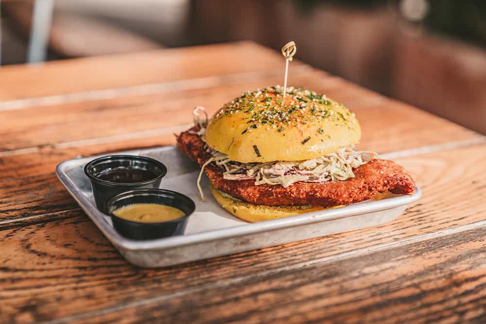 Crispy Pork Katsu at Loro Austin