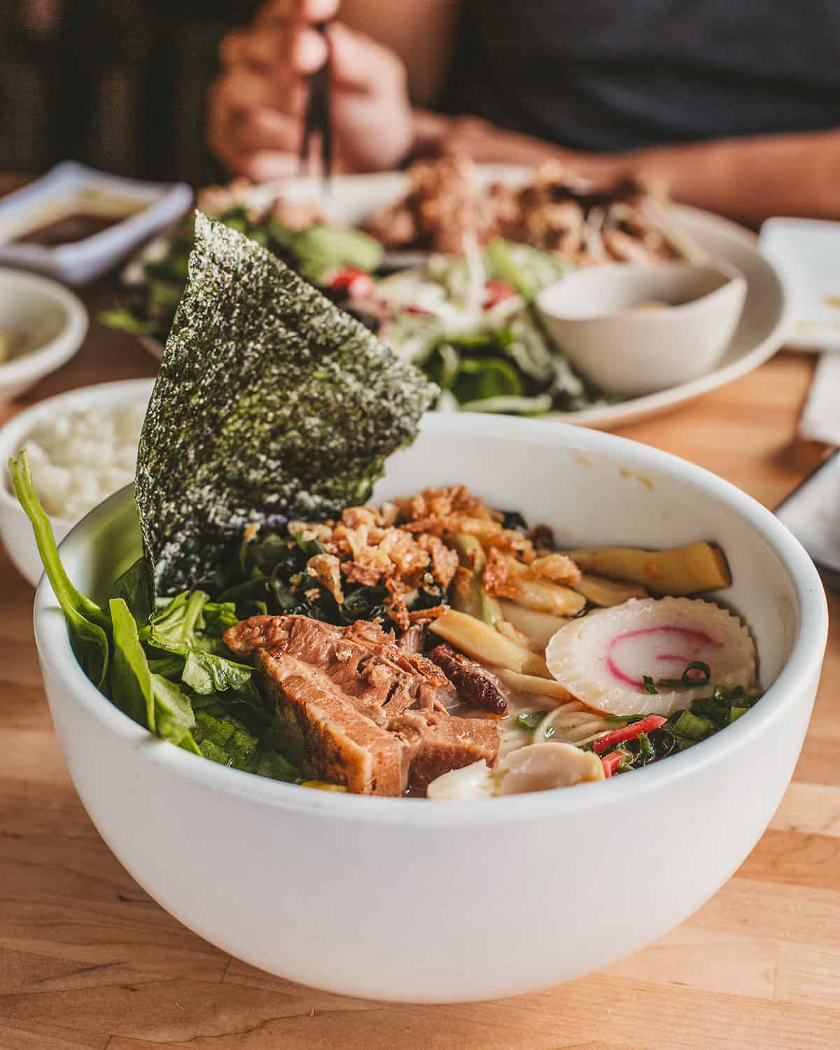 Kome Japanese restaurant in Austin with ramen and sushi