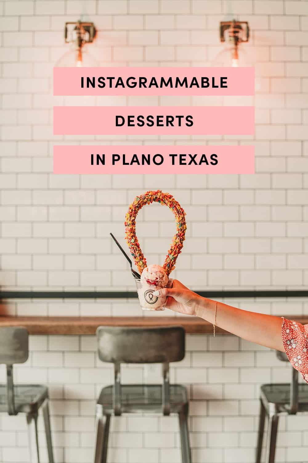 Instagrammable Desserts in Plano Texas