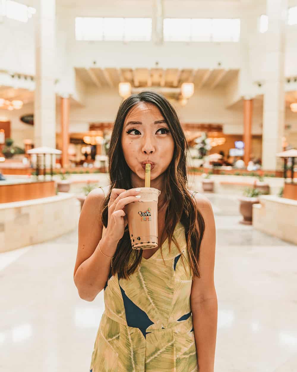 Bubble tea from Milk Bubbles at Shops At Willow Bend