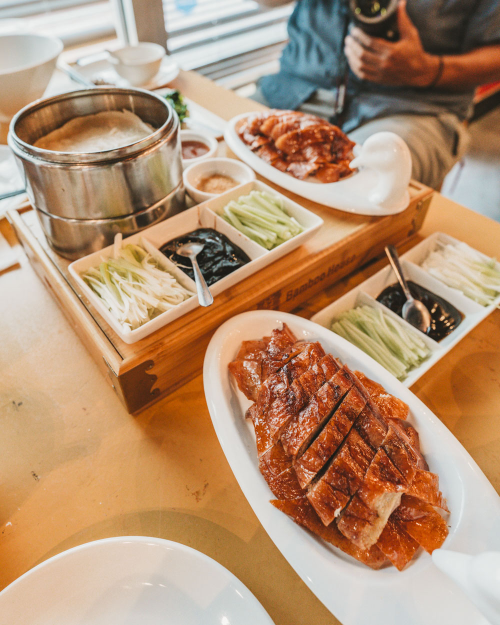 Peking duck at Bamboo House in Austin Texas