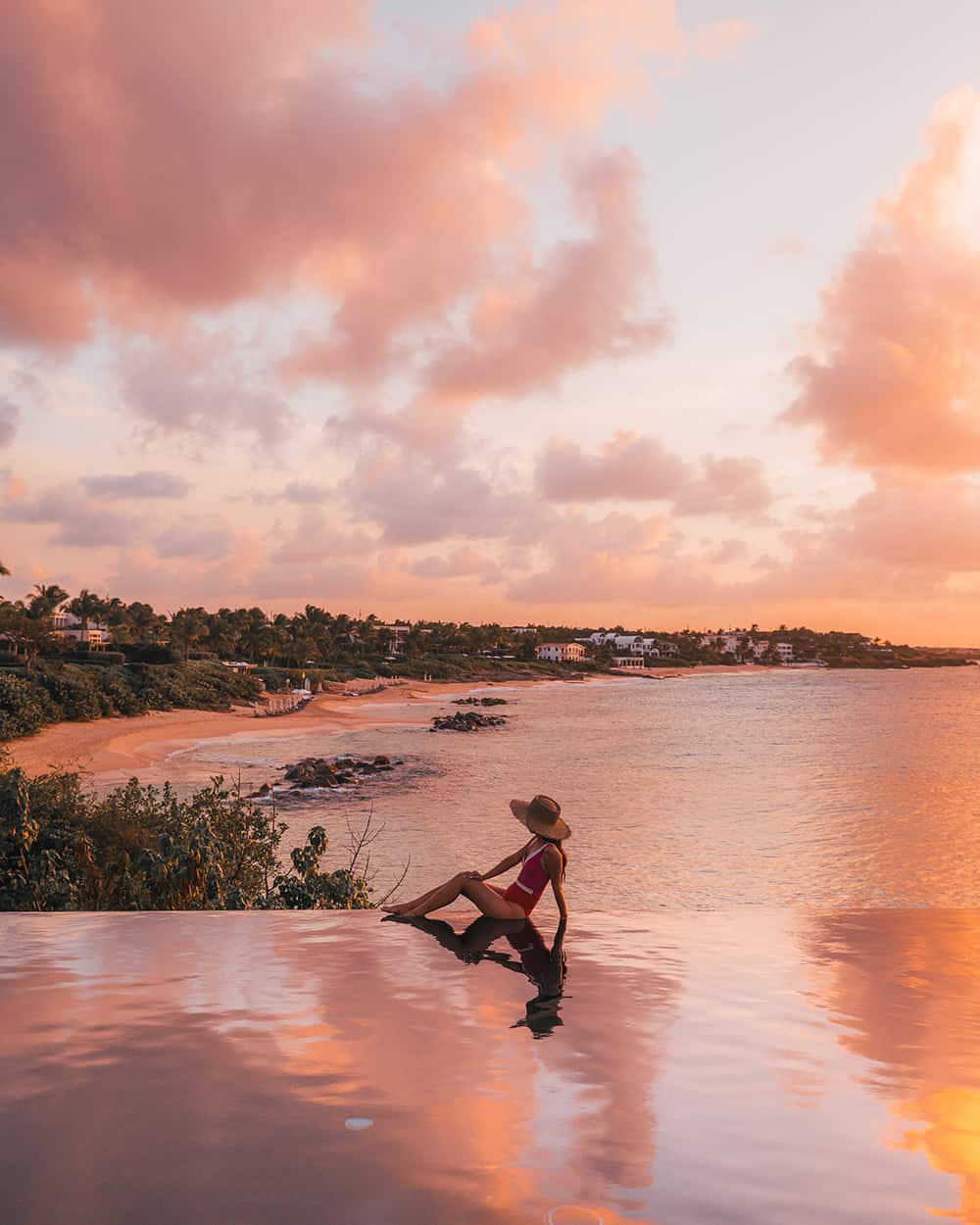 Four Seasons Anguilla sunset pool