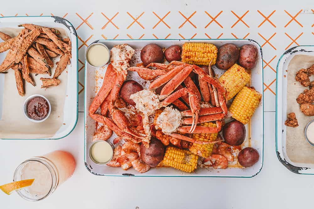 TLC Austin seafood boil - brunch in Austin