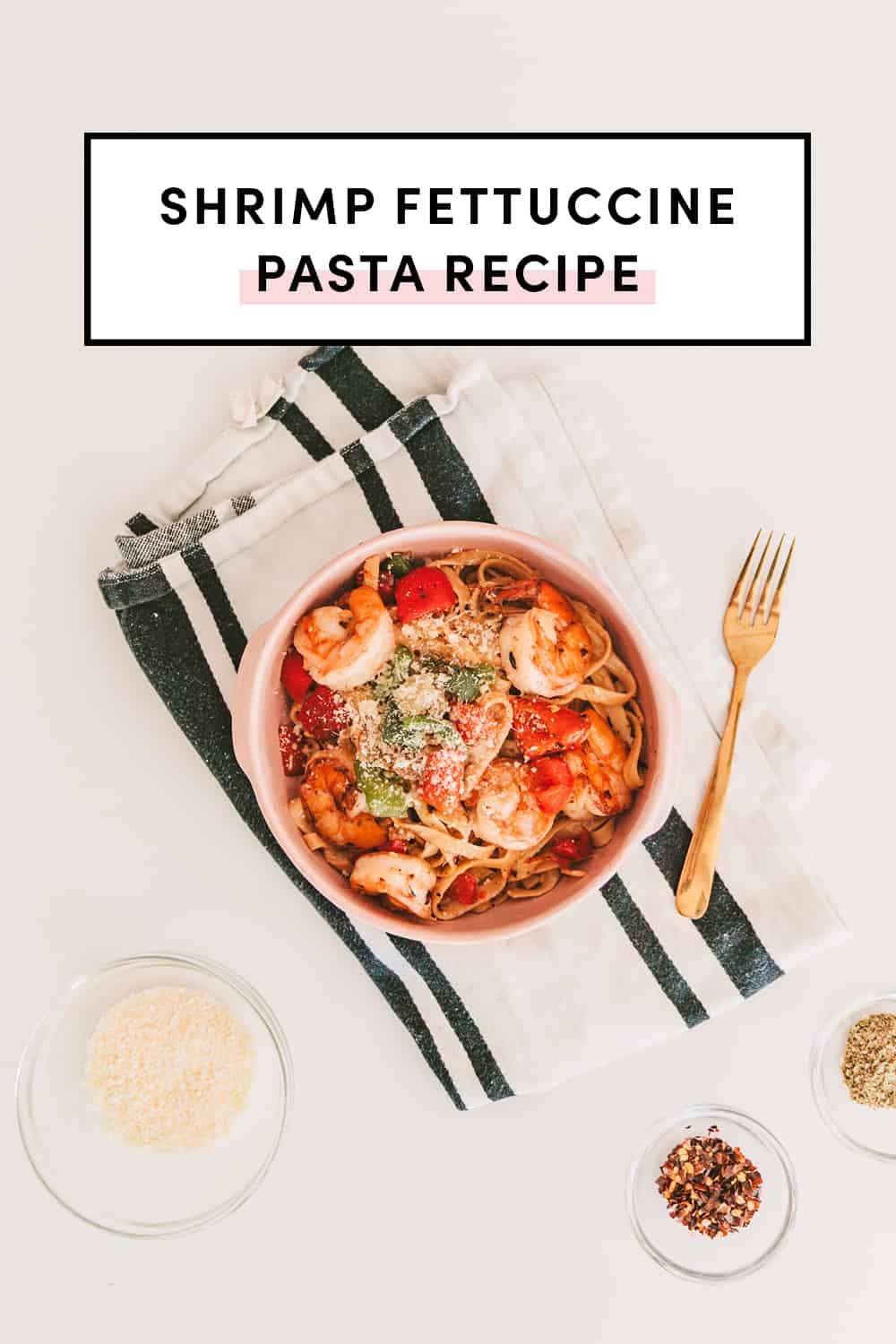 Shrimp fettuccine pasta recipe