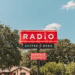 Radio Coffee shop in Austin Texas