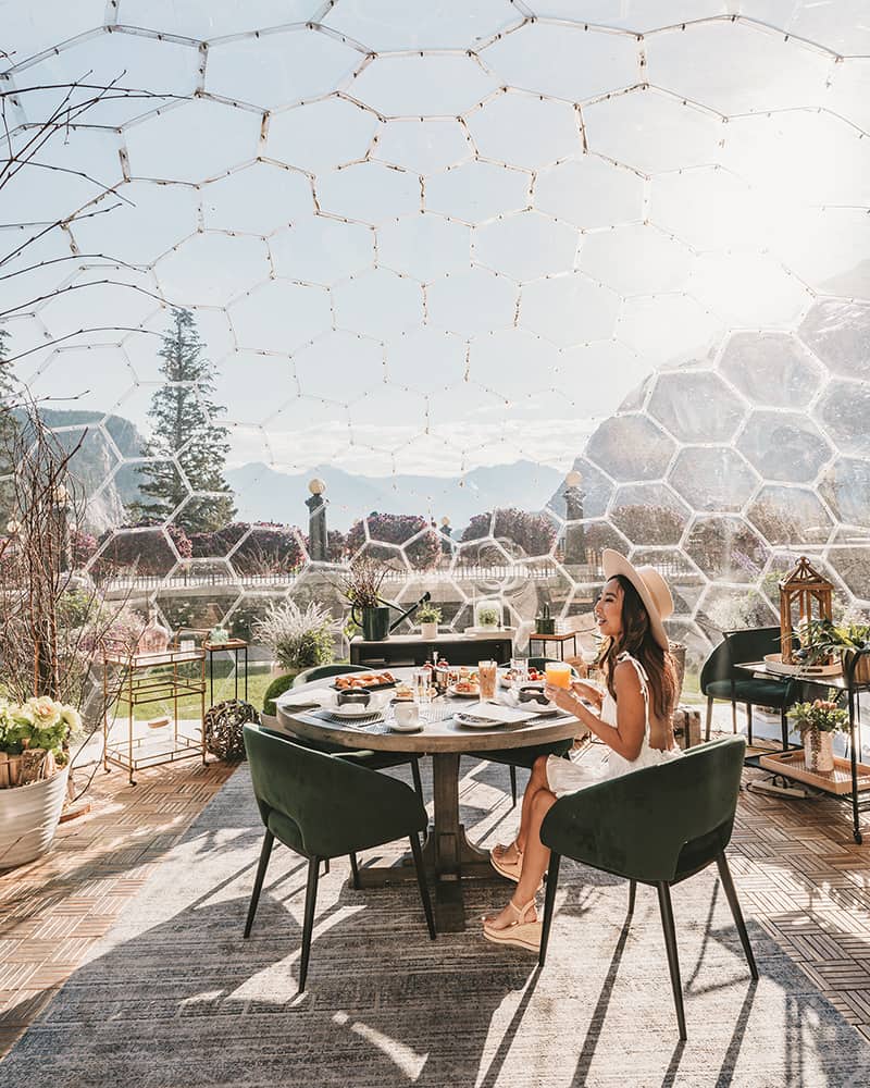 360° Private Dining Dome at Fairmont Banff Springs in Banff National Park